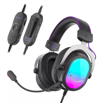 FIFINE H16 7.1 Surround Sound RGB Gaming Headset - Czarny