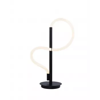 Tigris LED Lampa Stołowa 4000K Czarna
