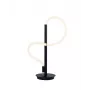 Tigris LED Lampa Stołowa 4000K Czarna
