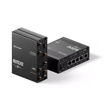Teltonika Networks RUTC42 (UK) 4G/Wi-Fi 6 Dual-Band Przemysłowy Router Komórkowy