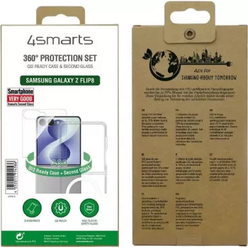 4smarts 360° Protection Set do Samsung Galaxy Z Flip5 - Transparentny