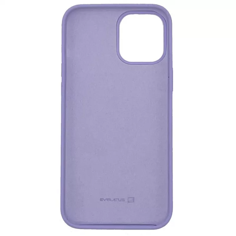 Evelatus Apple iPhone 12 Pro Max Premium Soft Touch Silikonowe etui Kolor jasnofioletowy