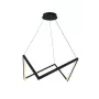 Lampa wisząca 40W LED 2400LM Matowa Czarna
