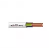 BVV-LL 2x1 mm² Biały kabel elektryczny z izolacją PVC, zwój 50 m
