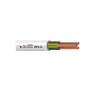 BVV-LL 2x1 mm² Biały kabel elektryczny z izolacją PVC, zwój 50 m