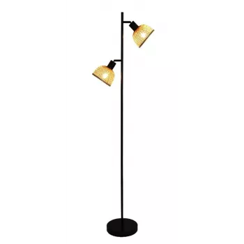 Lampa podłogowa Corbo 2xE27 Bambus