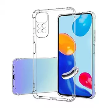 Evelatus Xiaomi Redmi Note 11/11S Wojskowe wstrząsoodporne etui silikonowe TPU przezroczyste