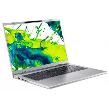 Acer Aspire 14 AMD Ryzen AI 5 330 14 inch OLED 16GB 512GB Windows 11 Home Laptop - Stalowa Szarość