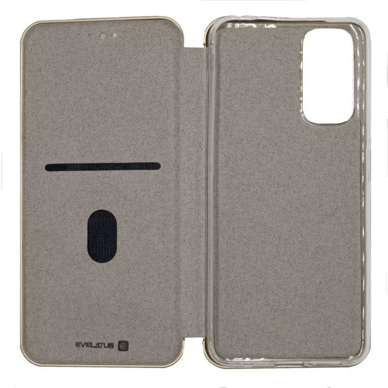 Evelatus Xiaomi Redmi Note 10S / Poco M5s Etui Książkowe Złoty