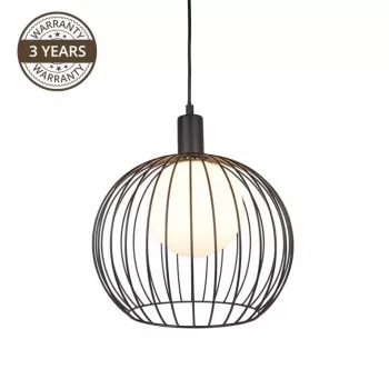 Lampa wisząca Inkin P15322A-D30 20W G9 Nowoczesna chromowana i szklana lampa sufitowa