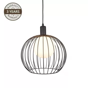 Lampa wisząca Inkin P15322A-D30 20W G9 Nowoczesna chromowana i szklana lampa sufitowa