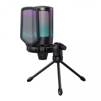 FIFINE A6V AMPLIGAME RGB USB Mikrofon pojemnościowy Czarny