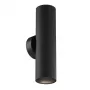 Lampa ścienna Artisan GU10 2x10W Czarny Aluminium IP44 Zewnętrzna i Wewnętrzna Światło Górne-Dolne