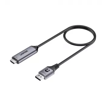 UNITEK DisplayPort 1.4 do HDMI 2.1 Kabel aktywny 8K@60Hz HDR DSC 1.8m