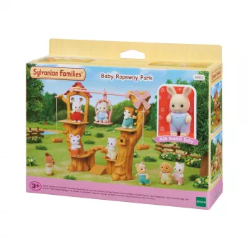 Sylvanian Families Zestaw Kolejki Linowej dla Dzieci z Figurką Małpki