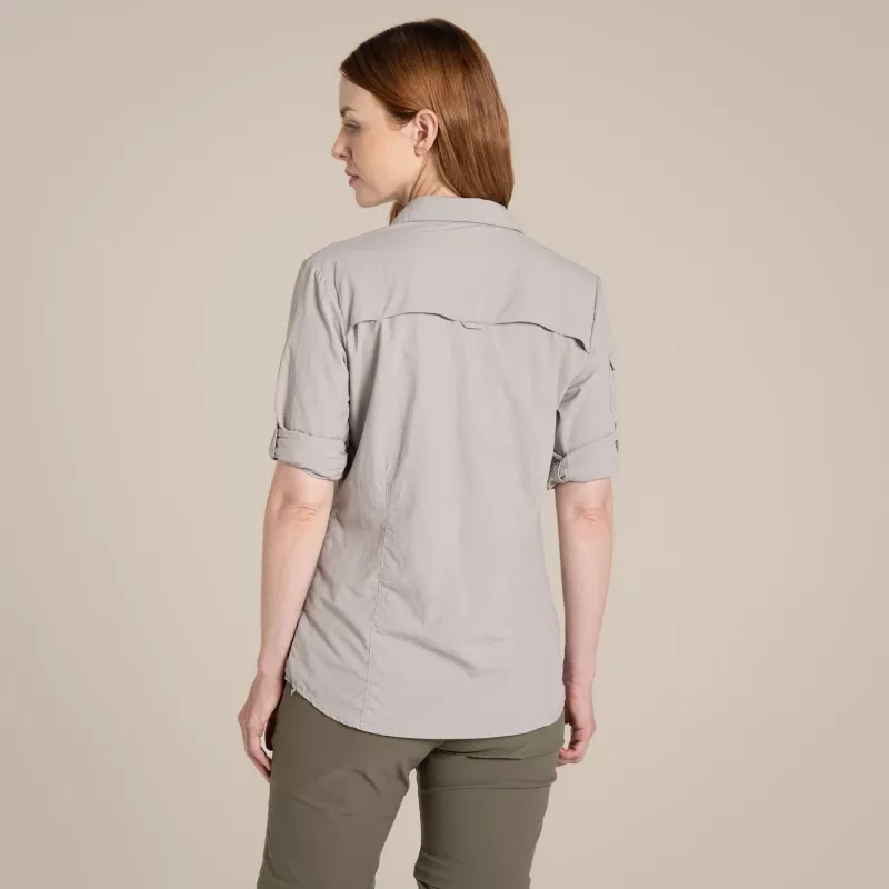 Craghoppers NosiLife Adventure LS Shirt III Koszula podróżna damska - Soft Mushroom