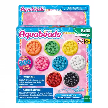 EPOCH Aquabeads Solid Beads Refill Pack – Czerwony, 600 sztuk