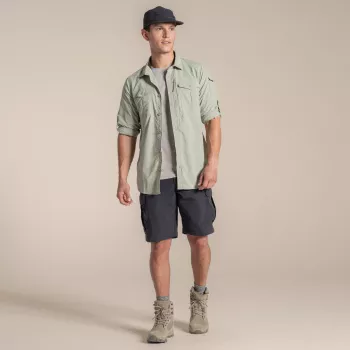 Craghoppers NosiLife Adventure LS Shirt III - Męska koszula podróżna, Bay Leaf, M