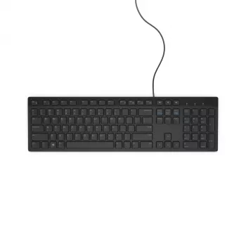 Dell KB216-BK-US przewodowa klawiatura USB, układ QWERTY UK, czarna