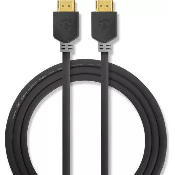 Nedis High Speed HDMI Cable with Ethernet - 4K@60Hz, ARC, 18 Gbps, 1.00 m, Antracyt