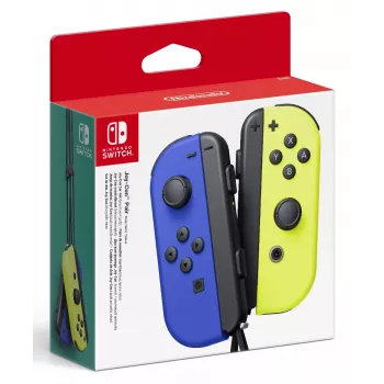 Zestaw kontrolerów Nintendo Joy-Con (L/P) - Neonowy Niebieski / Neonowy Żółty