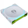 Lian Li UNI FAN SL FLEX Wireless PWM ARGB Reverse Blade 120mm Wentylator 3 szt. z kontrolerem - Biały