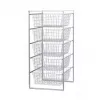 Prosperplast Rato 5-szufladowa szafka do przechowywania w kolorze antracytowym, 89x45x55 cm, polipropylen z efektem rattanu
