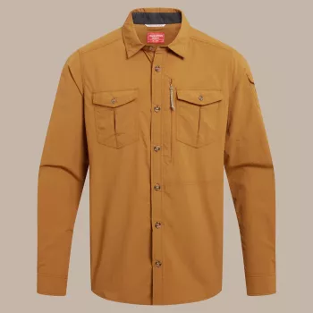 Craghoppers NosiLife Adventure LS Shirt III - Deep Henna, rozmiar L