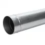Rura wkładowa kominowa o średnicy 160 mm, 1 m, stal czarna, jednościenna, wysokotemperaturowa