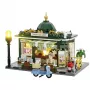 LUMIBRICKS F9023 Wolnostojący stojak na czasopisma ze stali, czarny, malowany proszkowo, pojedyncza komora