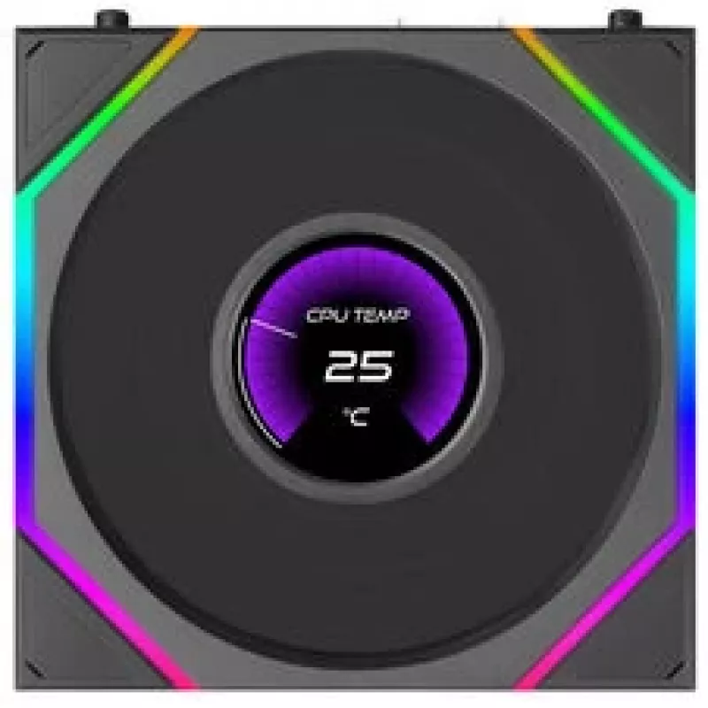 Lian Li UNI FAN TL120 LCD FLEX Wireless ARGB 120mm wentylator - Czarny