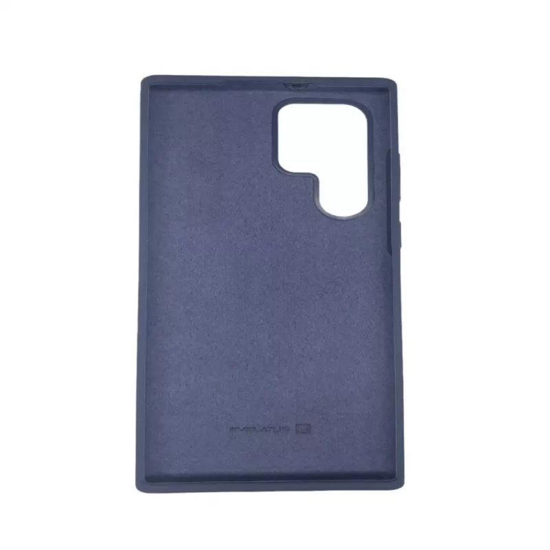 Evelatus Samsung Galaxy S22 Ultra Premium etui silikonowe Soft Touch kolor granatowy