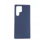 Evelatus Samsung Galaxy S22 Ultra Premium etui silikonowe Soft Touch kolor granatowy