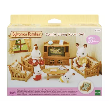 EPOCH Sylvanian Families Landhaus Wohnzimmer - Zestaw mebli do salonu w stylu wiejskim