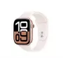 Apple Watch Series 10 GPS + Cellular 46mm Aluminiowa obudowa z różowo-złotym paskiem Sport Band