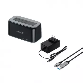 ORICO 6819C3 Dwu-kieszeniowa stacja dokująca USB 3.0 SATA dla 2.5/3.5 inch HDD/SSD - Czarna