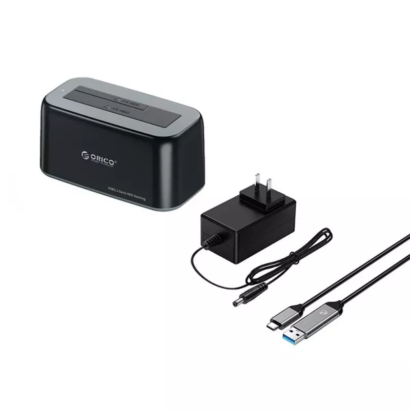 ORICO 6819C3 Dwu-kieszeniowa stacja dokująca USB 3.0 SATA dla 2.5/3.5 inch HDD/SSD - Czarna
