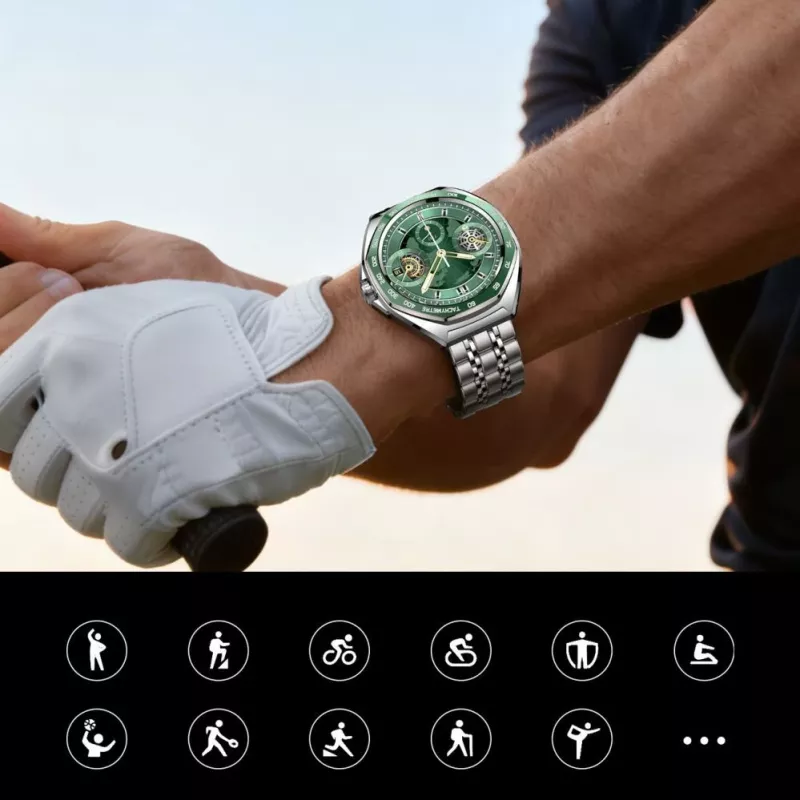 JOYROOM Venture Series JR-FV2 Pro AMOLED 1.43 inch 5 ATM Smartwatch z połączeniem Bluetooth - Srebrny