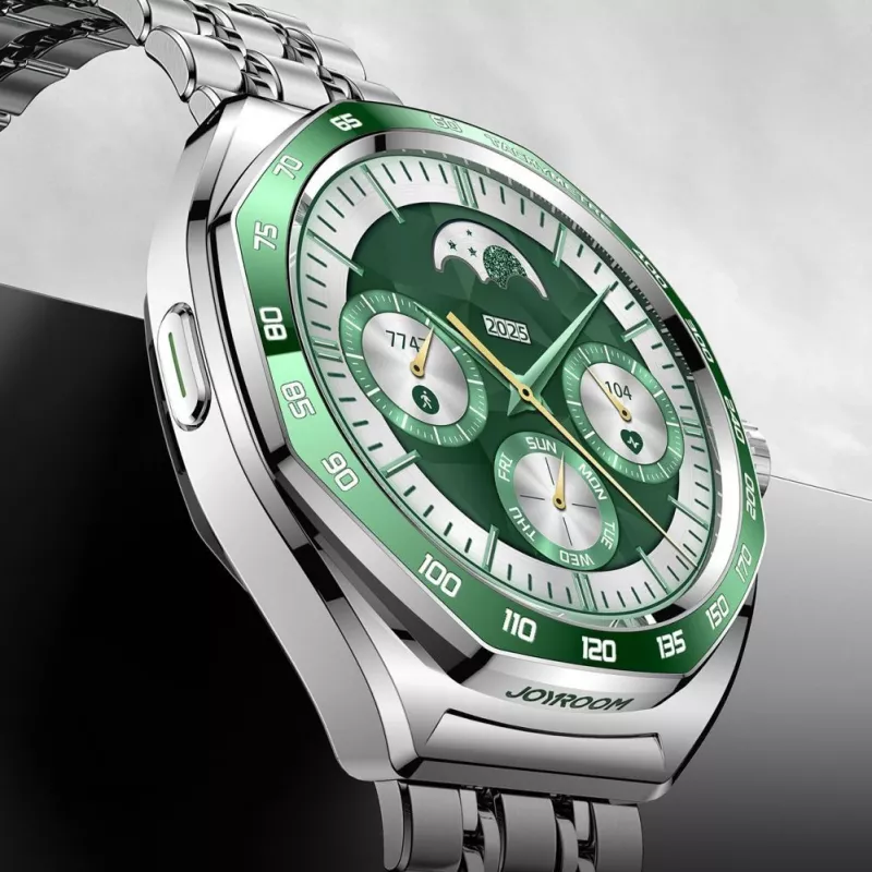 JOYROOM Venture Series JR-FV2 Pro AMOLED 1.43 inch 5 ATM Smartwatch z połączeniem Bluetooth - Srebrny