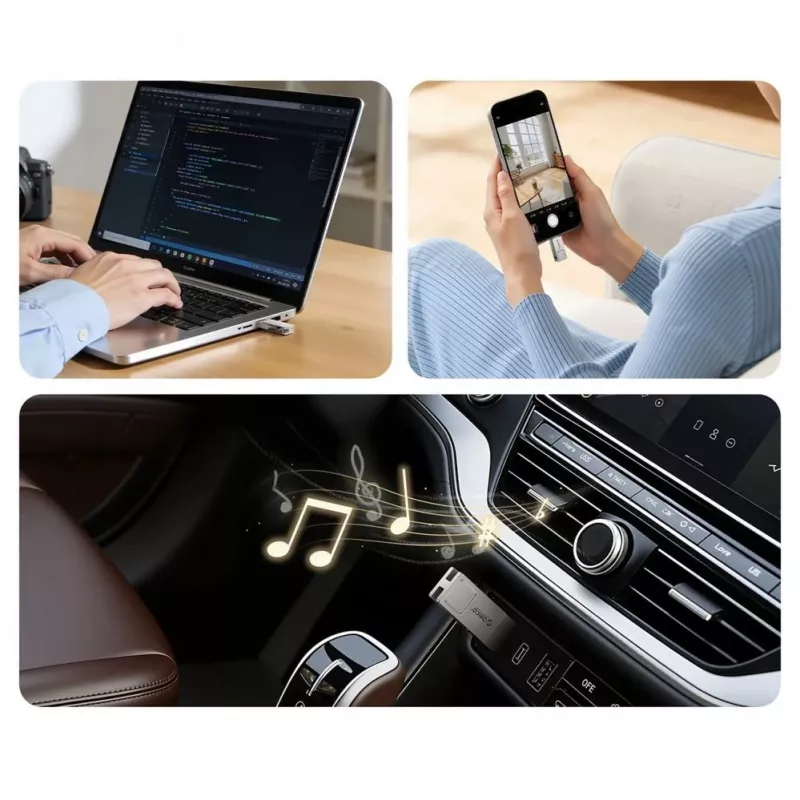 ORICO U301 256GB Pamięć USB z dwoma złączami USB-A USB-C 3.2 Gen 1 srebrna