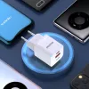 DUDAO A13Pro EU GaN 33W PPS USB-C/USB Ładowarka ścienna - Biała