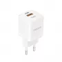 DUDAO A13Pro EU GaN 33W PPS USB-C/USB Ładowarka ścienna - Biała