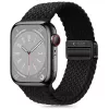Tech-Protect Nylonowa pętla magnetyczna do Apple Watch 8/9/10/11/SE/Ultra (44/45/46/49 mm) Czarna