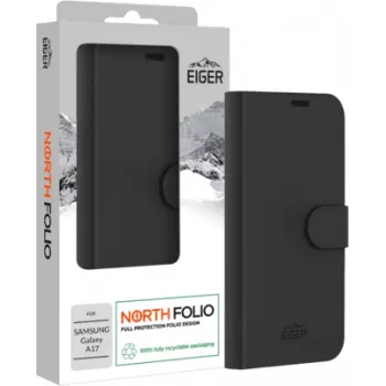 Eiger North Folio Case do Samsung Galaxy A17 - Czarny