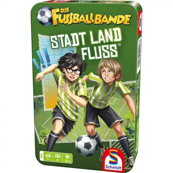 SCHMIDT SPIELE DIE FUSSBALLBANDE: Stadt, Land, Fluss – Piłkarska gra słowna na podkładce