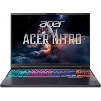 Acer Nitro 16 AN16-A91-R9ZL 16 inch QHD+ 240Hz Laptop do gier - AMD Ryzen 9 9955HX3D, 32GB DDR5, 1TB SSD, NVIDIA GeForce RTX 5070 Ti 12GB, Windows 11 Home, Obsidian Black