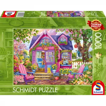 Schmidt Spiele 58061 Ein Häuschen zum Verlieben Puzzle 1000 elementów