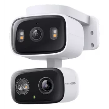 TP-Link Tapo C246D 2K QHD Kamera obrotowa z nocnym widzeniem kolorowym Starlight, wykrywaniem osób/zwierząt/pojazdów, dwukierunkowym audio, microSD do 512GB, współpracuje z Alexą i Asystentem Google