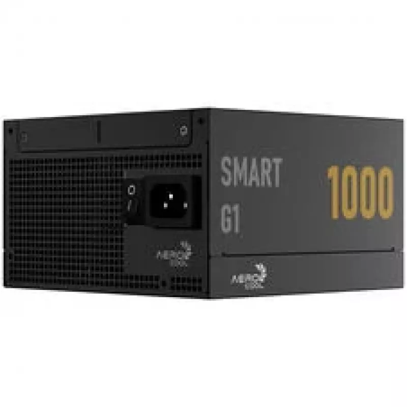 Aerocool Smart G1 80 PLUS Gold Zasilacz, PCIe 5.1, ATX 3.1 - 1000 W, Czarny