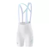 ROCKBROS Damskie spodenki rowerowe z szelkami YDDK017-1 TVI z żelem 3D, biały, rozmiar L